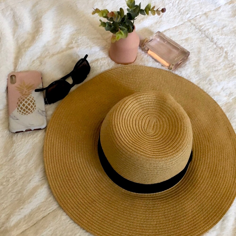 C.C Adjustable String Straw Hat